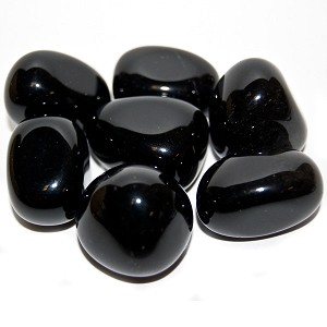 Black Obsidian tumbled