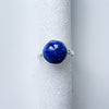 Ring Sapphire Round Sterling Silver