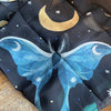 Moon Butterfly Scarf - Recycled Chiffon Scarf - Altar Mat