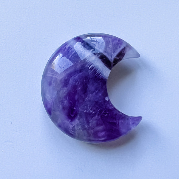Chevron amethyst moon