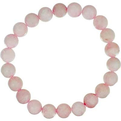 Bracelet 8mm Rose quartz bead