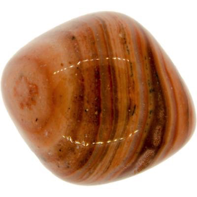 Malachite rouge Tumbled (jaspe à bandes rouges) 1 pierre