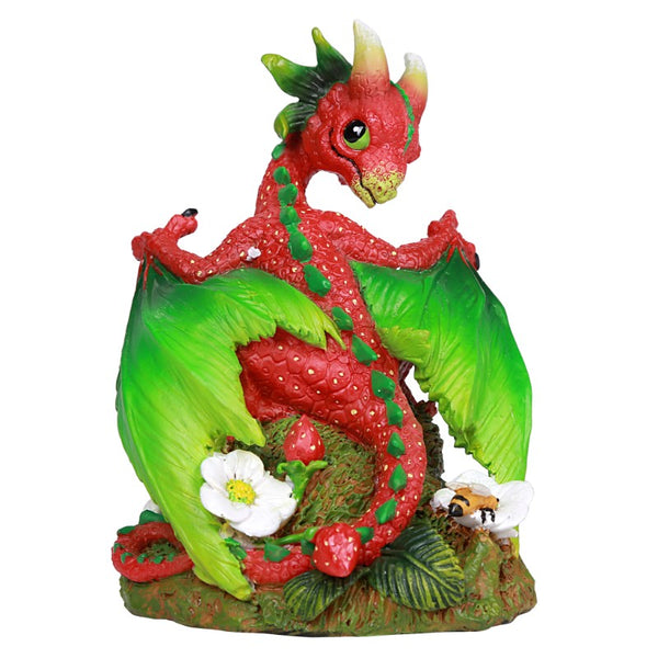 Statue de dragon de jardin de fraises