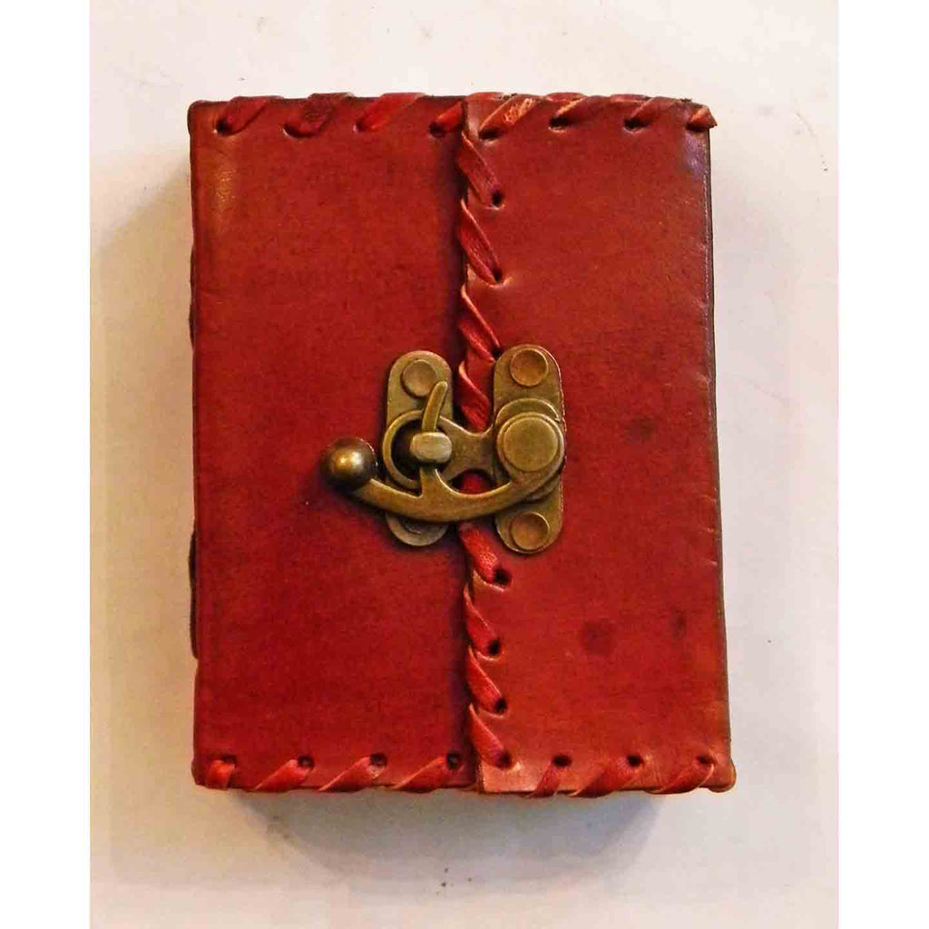Journal Leather with Metal Clasp