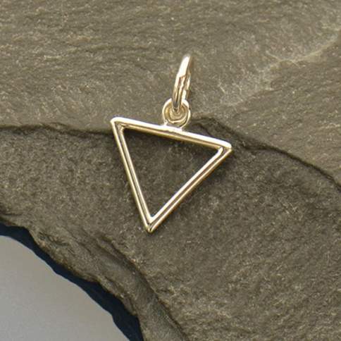Charm Water element sterling silver