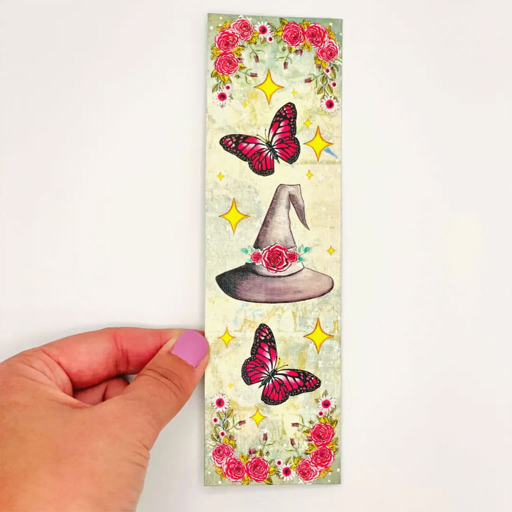 Handmade bookmark - Witchy Hat
