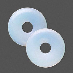 Donut/Pi disc opalite 30mm
