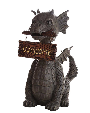 Dragon du jardin de bienvenue