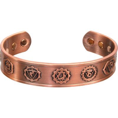Bracelet copper magnetic chakras