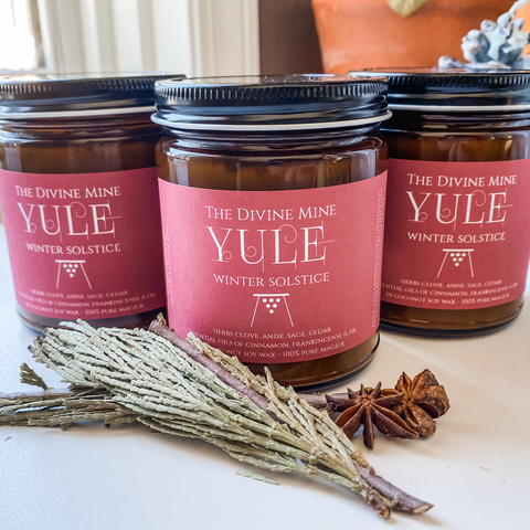 Candle jar coconut soy - YULE - Limited Edition