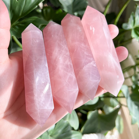 Baguette de quartz rose