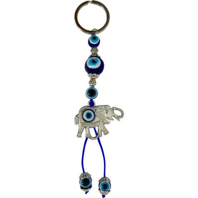 Key Chain - Evil Eye Elephant