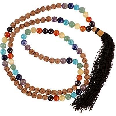 Mala 7 Chakra with Rudraksha Beads
