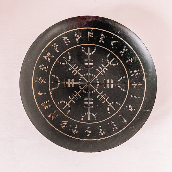 Candle Holder/Plate - Runes
