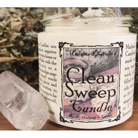 Magical Spell Candle: Clean Sweep