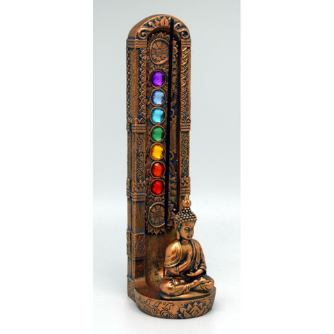 Incense Burner Standing Chakra Buddha