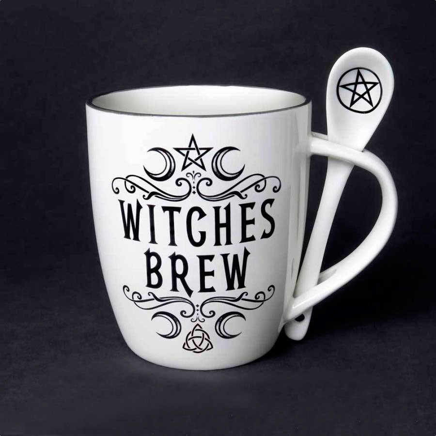 Ensemble tasse et cuillère Witches Brew