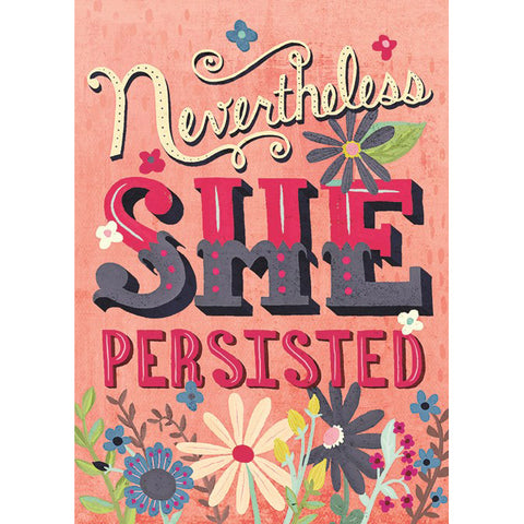 She Persisted Greeting Card