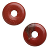Donut/Pi disc red jasper 30mm
