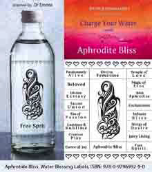Étiquettes de bénédiction de l’eau - Aphrodite Bliss
