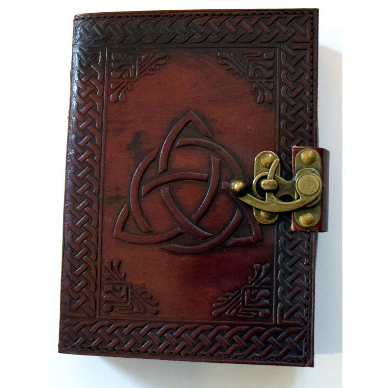 Journal Triquetra Knot Leather
