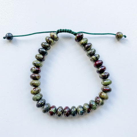 Dragonblood braided bead bracelet