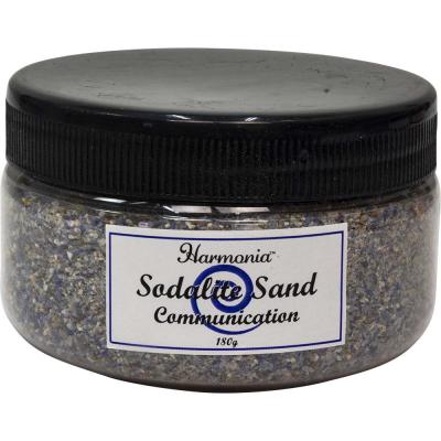 Sand in jar Sodalite - Communication