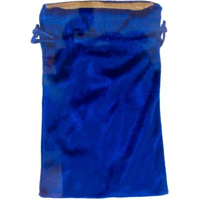 Bag lined blue velvet gold