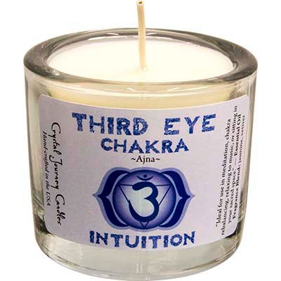 Votive chakra third eye soy wax