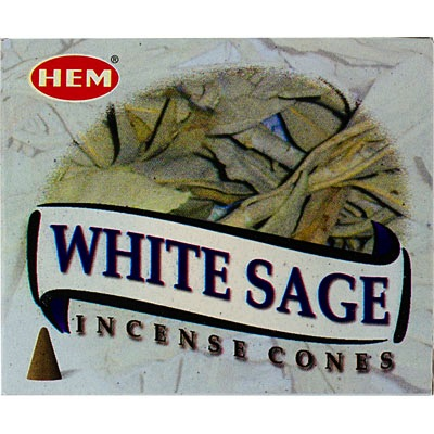 Cone Incense HEM White Sage