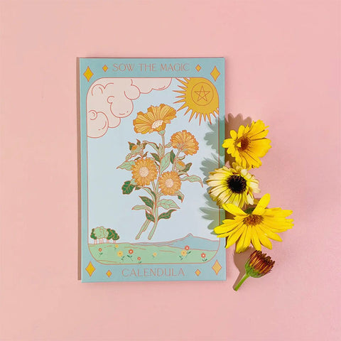 Tarot Garden + Gift Seed Packet: Calendula