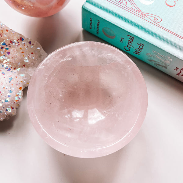 Bol en quartz rose