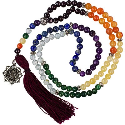 Mala Chakra beads 108 with Lotus