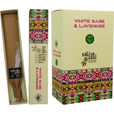 Incense Native Soul White Sage/Lavender 15gr