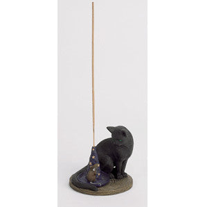 Incense burner cat & mouse