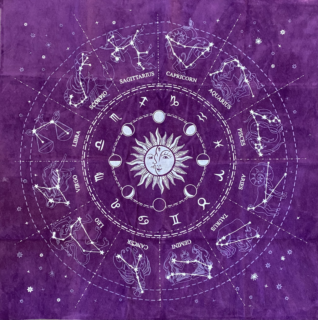 Altar Cloth Purple Astrology