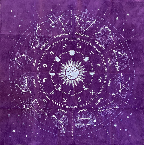 Nappe d'autel Astrologie Violette