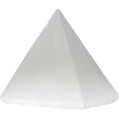 Pyramide de sélénite 30-40mm