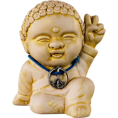 Figurine Buddha Peace 2.5”