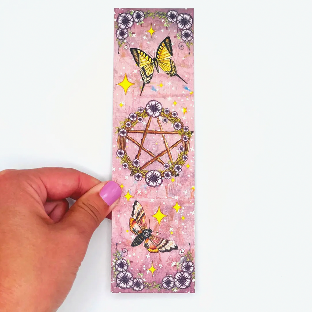 Handmade bookmark - Pentagram