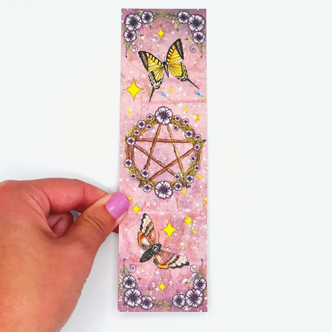 Handmade bookmark - Pentagram