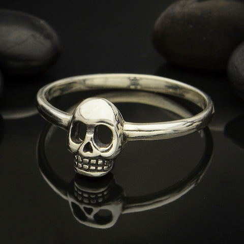 Ring skull sterling silver