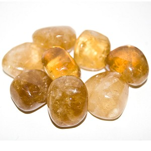 Honey Calcite tumbled (1 stone)