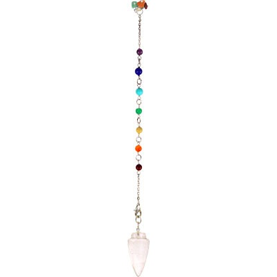 Pendulum chakra clear quartz