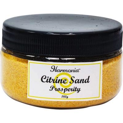 Sand in jar Citrine - Prosperity