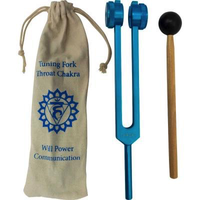 Tuning Fork - Blue Tuned for the Throat Chakra