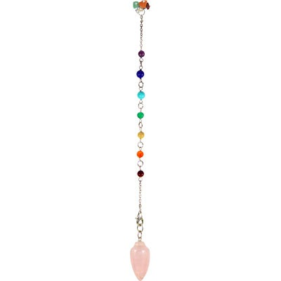 Pendulum chakra rose quartz