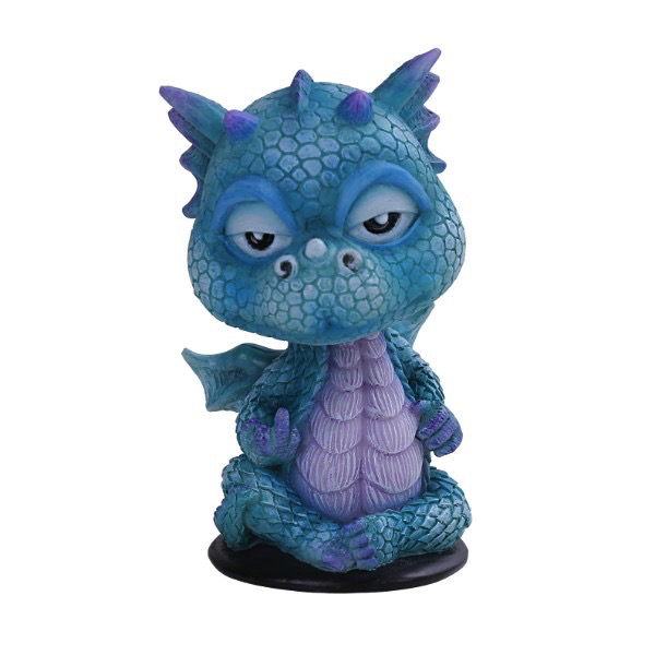 Dragon bobble head blue