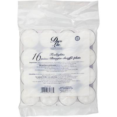 Unscented t-lite candles pack 16