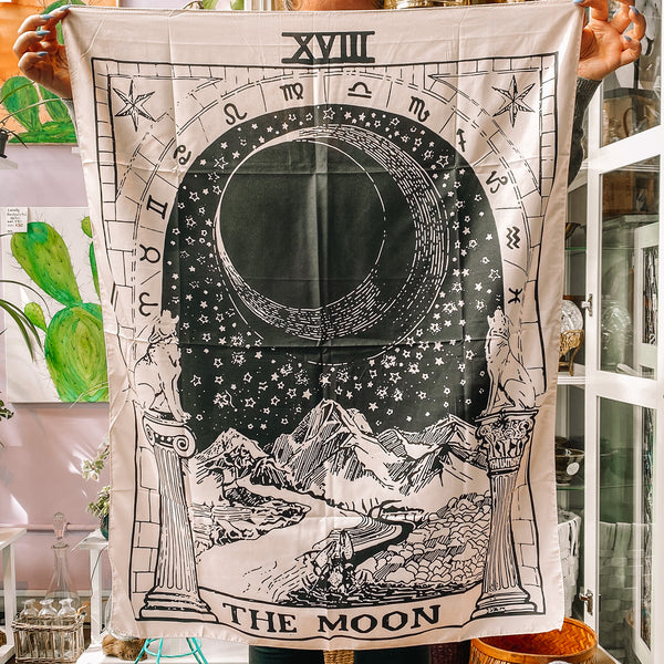 Mini tapestry - the moon tarot 95x73cm